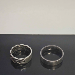 Ringe, sølv, vikingetema, til mænd